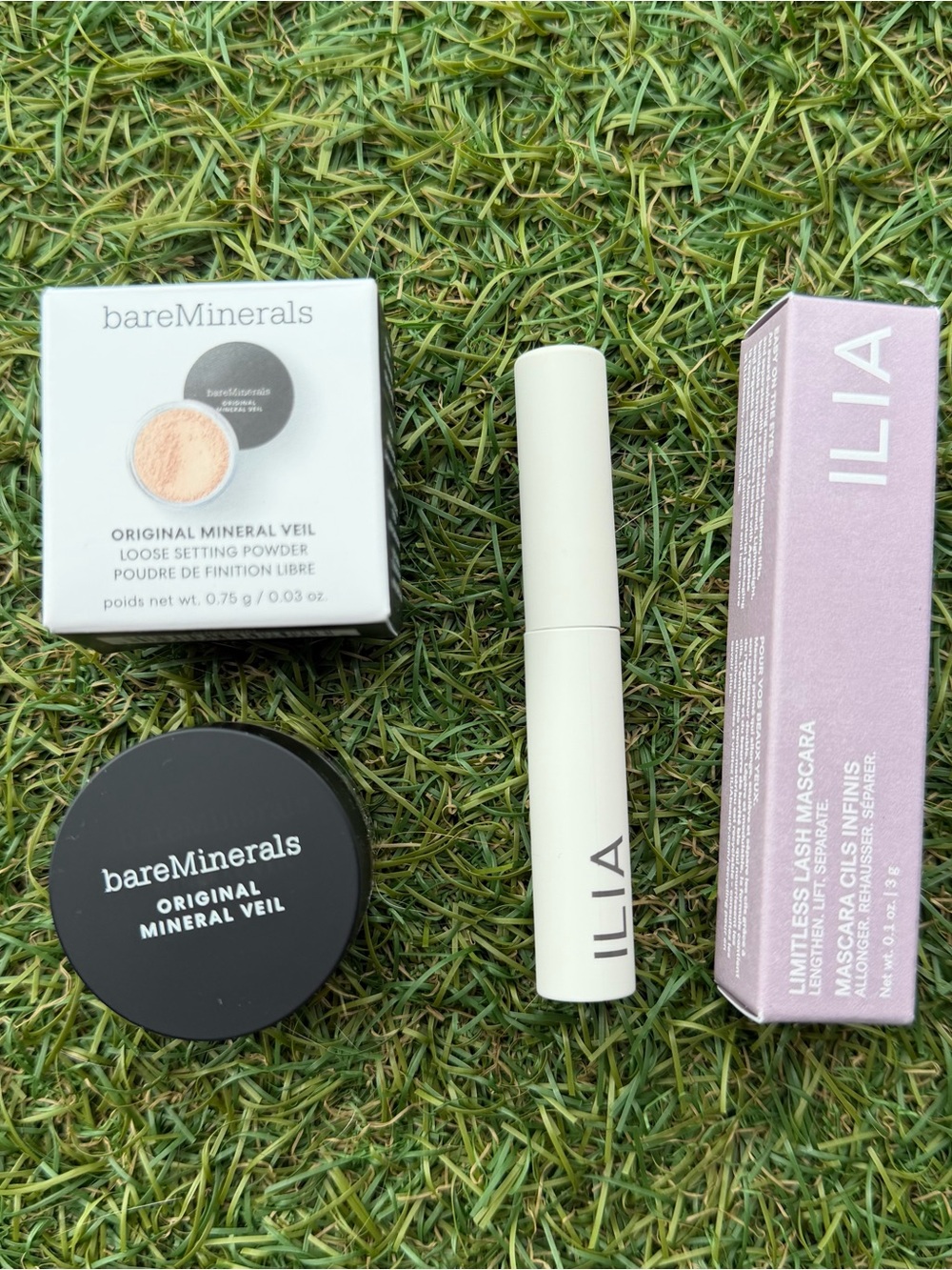 bareMinerals & ILIA Makeup set: mascara + powder